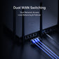 AweSeed X5 Pro Enterprise Industrial Router Wi-Fi 6 AX3000 Dual WAN Gigabit 5 External Antennas 5G SIM Card Cloud Management
